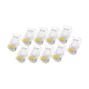 Ficha RJ45 cat 5 x 10 unidades